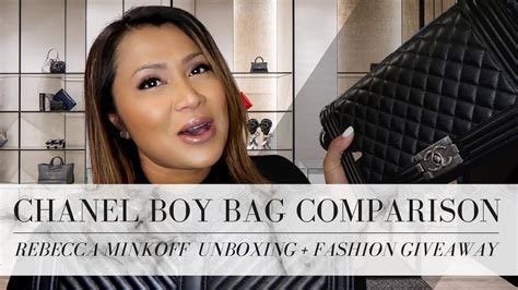 rebecca minkoff love vs chanel boy|FASHION GIVEAWAY + CHANEL BOY BAG VS REBECCA .